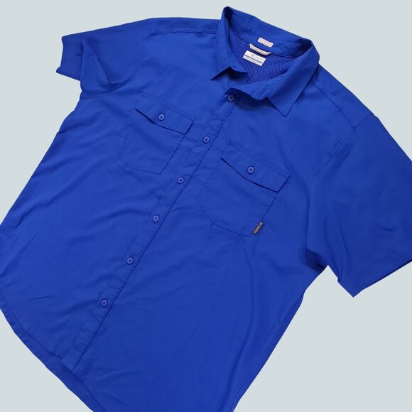 Columbia Men's Omni-Shade Sun Protection Short Sleeve Shirt Size XL - Picture 4 of 11